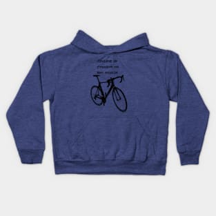 Frase Para Ciclista Kids Hoodie